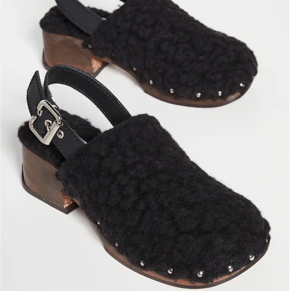 Miista Lana Sherpa Clogs Black 37 - Picture 12 of 12